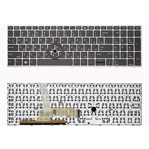 Russisch verlicht toetsenbord voor HP voor ZBOOK 15 G5 G6, 17 L29635 L12765-041 L28407 L12764-071(RU With Hole)