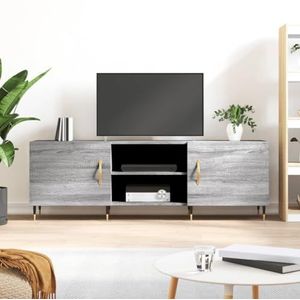 AJJHUUKI Entertainmentcentra en tv-standaards Tv-meubel Grijs Sonoma 150x30x50 cm Engineered Houten Meubels