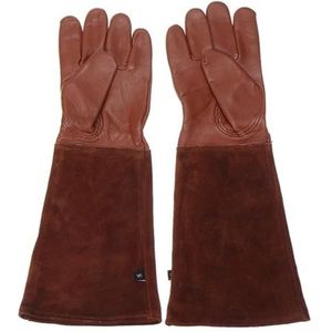 CYJAZNHH Tuinrozen snoeihandschoenen met lange mouwen, veelkleurig, meerdere maten(Brown,Medium)