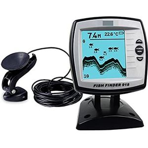 Onderwaterviscamera, Wired Fishing Finder 540ft / 180m Diepte Sounder Fish Detector Monitor Echo Sounder for vissen vanaf een boot(FF918-180S)