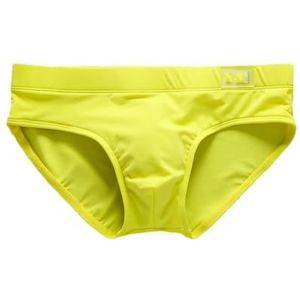 Dvbfufv Heren Ondergoed Man Bikini Slips Man Ademend Comfortabel Lage Taille Onderbroek, Geel, M