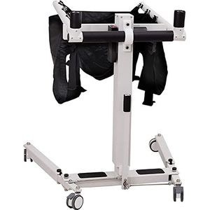 Elektrische lift voor thuis, rolstoel voor patiëntenoverdracht, draagbare toiletstoel voor naast het bed, opvouwbare rolstoel voor buitenoverdracht met wielen, elektrische lifthulp voor patiënten