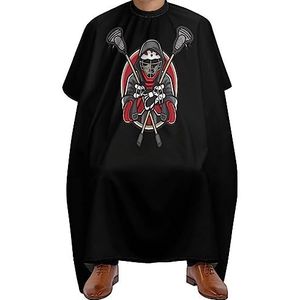 Salon Cape Cross Hockey Bat Kapper Cape Verstelbare Kappers Gown Professionele Haar Snijden Cape Voor Thuis Kapper Accessoires Kappers 140x168cm