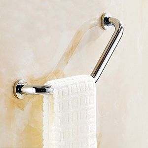 Badkamer handgreep gebogen badkamer grijper bar voor toilet kuip, messing balans leuning voor douche en badkuipen,135 ° Handicap veiligheidsrail accessoires voor ouderen, wandmontage Senior Ha