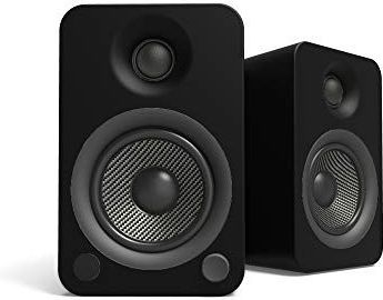 Kanto YU4MB Luidsprekers met Bluetooth-voeding - 140 watt - Phono-voorversterker (matzwart)