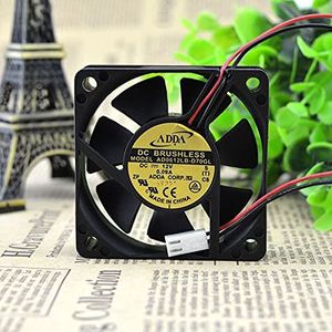 For ADDA AD0612LB-D70GL 6015 6CM Silent Fan 12V 0.09A 2-wrie Power Cooling Fan