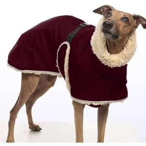 Winter Verdikte Warme Hondenjas Kleding Whippet Greyhound Labrador Herderjas Jas Fleece Gevoerde Hondenjas Buiten Winddicht Waterdicht Verdikte Warme Hondenjas Kleding,A,4XL