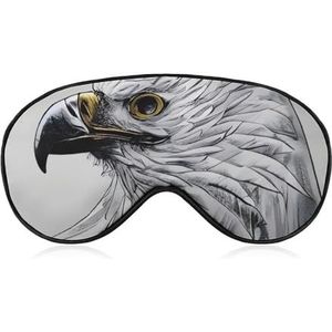 Schetsen van een Eagle Eye Mask voor dames en heren, ademend en verstelbare oogbedekking, ultrazacht slaapmasker, lichtgewicht reisblinddoek voor vliegtuig, dutje, nachtslapen