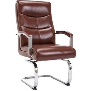 Bureaustoel Werkkruk Bureaustoel PU-leer Gaming-bureaustoel Met Hoge Rugleuning Bow Foot Executive En Ergonomische Draaistoel Managersstoel(Color:B)