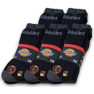 Dickies® 10 paar Thermo Work werksokken warme warme wintersokken sokken sokken sokken maat 41-45, zwart/grijs, 41/45 EU