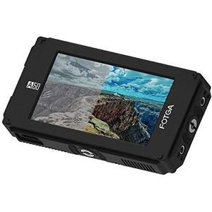 Fotga DP500IIIS A50TL 5 inch FHD videocamera veldmonitor, aanraakscherm, 3D LUT, 1920 x 1080, HDMI 4K input/output, Dual NP-F batterijplaat voor DSLR-camera 5DIII IV, A7 A7RII, A9 GH5