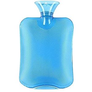 DieffematicRSD Warmwaterkruik Warmwaterkruik Rubber Hoge Dichtheid Winter Handwarmer Draagbare Dikke Warmwaterflessen Pocket Voeten Warmwaterzak (Color : Blue)