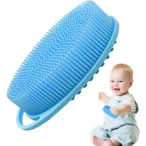 Siliconen lichaamsborstel, zachte lichaamsschrobber, reinigingsborstel, lichaamsdouche, diepe reiniging, exfoliatorbad voor alle huidtypen