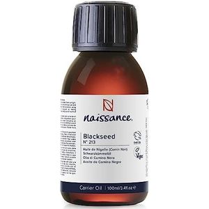 Naissance Zwarte Komijnolie (Nr. 213) - 100ml - Koudgeperst voor Haar, Huid, Gezicht, Massage