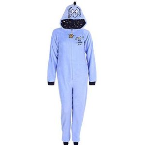 DISNEY Aladdin - Blauwe, Eendelige Pyjama/Onesie pyjama L