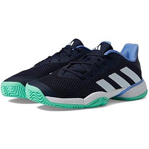 adidas Girl's Barricade (Little Kid/Big Kid) Ink/White/Blue Fusion 1.5 Little Kid M
