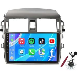 Android 14 Autoradio Stereo voor T-oyota Corolla E140 E150(2006-2013) 9""Touchscreen Multimedia Speler met Draadloze Carplay 2 Din GPS Sat Navigatie FM RDS Bluetooth 5G-WiFi SWC DSP,M120s