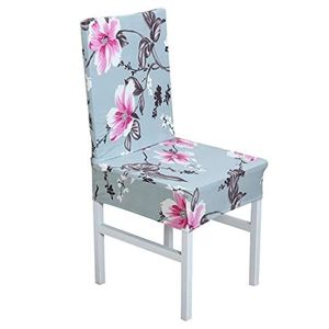 XYWHPGV Patroon Stoel Cover, Eetkamerstoel Cover Parson Stoel Hoes Barkruk Hoogte Cover Seat Protector Home Decor voor Keuken/Feest/Bruiloft/Eetkamer Grijs, Roze, Zwart(128da 39d90 3fdde e838a 46332