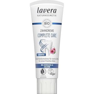 lavera Tandpasta Complete Care Fluoridevrij - 5-voudige bescherming - Biologische Plant Werkstoffen - Bio Echinacea & Calcium - Veganistisch - Natuurlijke cosmetica - 75 ml