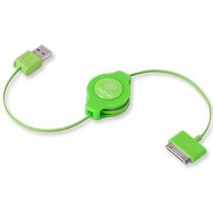 Retrak EUIPODUSBGN USB 2.0 laad-/synchronisatiekabel voor iPad, iPod, iPhone, groen