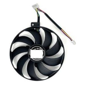 FDC10H12S9-C T129215SU 7-pins GPU-kaartkoelventilatoren voor ASUS voor ROG voor STRIX-GeForce RTX 2070 2080 SUPER Ti RTX2080 RTX2080Ti-ventilator(Black B-Fan T12)