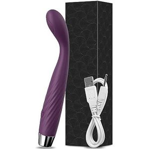 G Spot Vibrator Sex Toys | Pinpoint G-Spot Stimulator | Intelligent Heating Function & 7 Patterns Dildo Vibrator |Waterproof & Quiet Vibrator Wand |Adult Toys for Woman (Purple, With box)