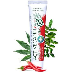 Annabis Activecan Warmtegel met hennepzaadolie, CBD + CBG, hete peper, kaneel, 75 ml