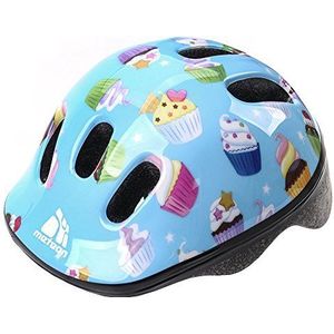 meteor® fietshelm kinderhelm MTB scooter helm helmet voor downhill scheidingshelm mountainbike inliner skatehelm BMX fietshelm jongens meisjes Fahrradhelmet bike (Muffins, XS 44-48 cm)