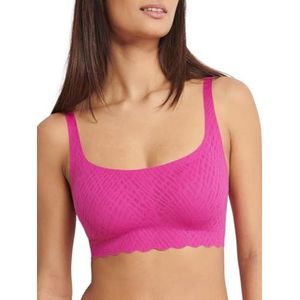 Sloggi Dames Zero Feel Bliss Top Undershirt, Plum Fusion, M