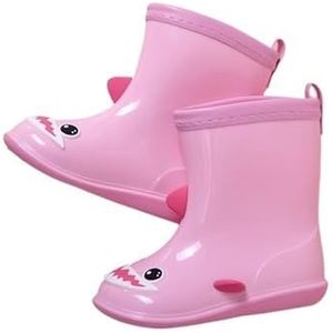 Rain Shoes For Boys And Girls, Rain Boots Waterproof Shoes, Non-slip Rain Boots(Color:Pink,Size:17)