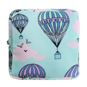 Vrouwen Reizen Kleine Cosmetische Tas Meisje Lipstick Make Up Bag Schoonheidsspecialiste Sanitaire Pad Tas Case Voor Dagelijkse Benodigdheden Opbergzakken, Donkergrijs, Eén maat