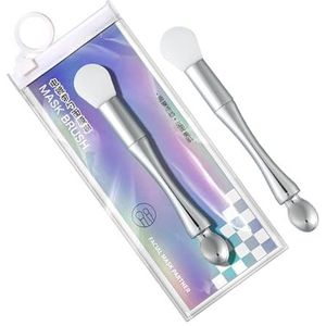 Siliconen Gezicht Covers Borstels Flexibele Gezichtsbehandelingen Modder Covers Applicator Borstel Zachte Gezicht Covers Applicator Met Lepel Voor Modder