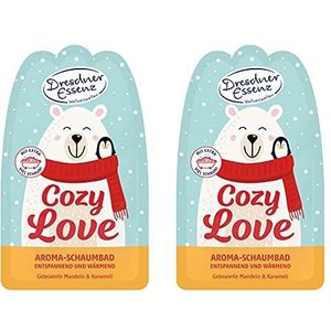 2-pack Dresdner Essenz Cozy Love badschuim 2 x 40 ml vegan badadditief