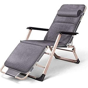 Outdoor ligstoelen ligstoelen, opvouwbare ligstoel, Zero-Gravity multifunctionele opvouwbare fauteuil, tuin buiten zonnebed, ligstoelen, ligstoel nodig (kleur: eenkleurig)