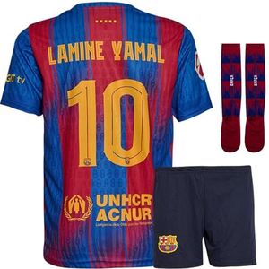 Lamine Yamal - Voetbalset - Blauw - Barcelona - Shirt en Short voor Kinderen