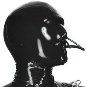 Gerrit Latex masker, sexy volledig masker met snorkel, extreme verstikking, bondagemasker, slaaf fetish masker, handgemaakt SM-masker, erotisch hoofdmasker, for cosplay, Halloween-masker, seksspeeltje