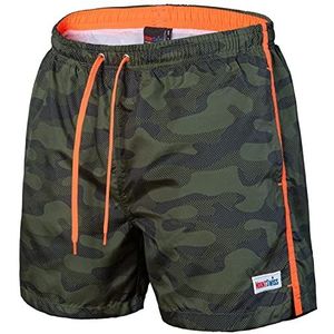 Mount Swiss - Dario - Zwembroek - Camouflage - Met Zijzakken en Achterzak