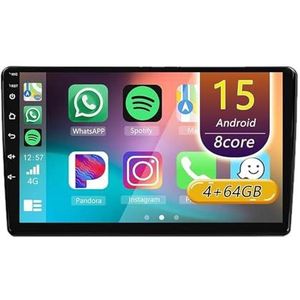 Android 15 Radio,voor Peugeot 308 308S 2013-2017, 9 Inch Touchscreen 2 Din Autoradio Met Wireless CarPlay Android Auto Bluetooth WIFI GPS-navigatie Swc(A 4core (2G+32G))