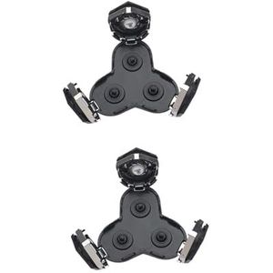 Rq10 - Vervangende Scheerkop - Roestvrij Staal - Voor Rq1050 Rq1250 Rq1150 - 2 Stuks