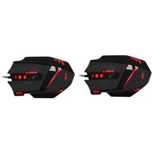 3 stks Pro Gaming Muis Draad Muis Gamng Muis Gamer Muis Zwarte Muis Optische Muis USB Muis Knop Muis T- Muis USB Bedrade Gaming Muis Optische USB Bedrade Muis Privé Model (Kleur: Zwart x 3 stuks, S