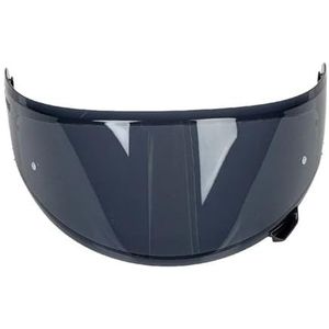 Motorhelm vizier lens, Helmvizier, for SH 610DV Helmlens Zonnebeschermingslens for GXT601 602 (zwart)(Black)