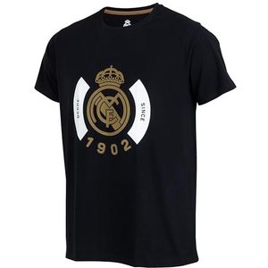 Real Madrid T-shirt officiële collectie, Zwart, XL