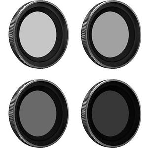 Lensfilter Compatibel voor Insta360 GO3, Action Sportcamera, Neutrale Dichtheid ND Lens Filter Waterdichte Camera Fotografie Aluminium Frame Lens Filter (ND8+ND16+ND32+ND64)