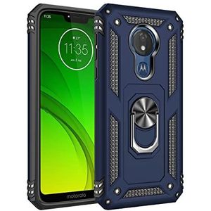 Telefoonhoesje Compatible with Motorola Moto G7 Power (ONS. EDITION) Case Mobiele telefoon met Magnetische Ringhouder Case, Heavy Duty Shockproof Protection Compatible with Motorola Moto G7 Power Duur