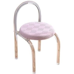 HXOUTGKP Rekbare en wasbare ronde stoelhoezen met elastische band, voor diameters 28-35 cm, 36-45 cm, Q7/1 stuk, 36-45 cm