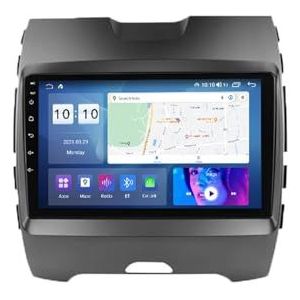 9"" Touch Car Stereo Radio DAB Head Unit GPS Navigatie voor Ford Edge 2015-2018 Android 12 Autoradio Ingebouwde CarAutoPlay Achteruitrijcamera Ondersteuning DSP Bluetooth USB android auto (Size : 8Cor