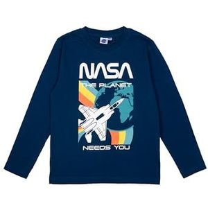United Labels NASA Longsleeve voor jongens - kinderen shirt met lange mouwen sweatshirt shirt bovendeel lange mouwen blauw, blauw, 158-164