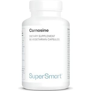 Carnosine (L-Carnosine) – Helpt Oxidatieve Stress en Glycatie Verminderen – Vertraagt Veroudering – Vegan – Glutenvrij – SuperSmart