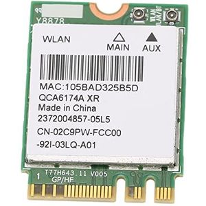 Draadloze Wifi-kaart, QCA6174A 2.4G/5G Dual-band Draadloze Netwerkkaart, M.2 867Mbps BT4.0 Wifi Draadloze Netwerkkaart, 802.11a/b/g/n/ac-protocol, Plug-and-play