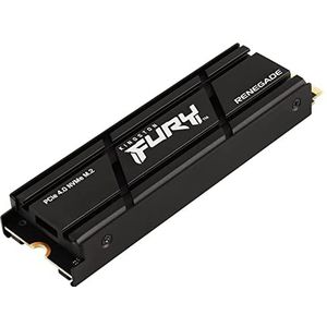 Kingston - SFYRSK FURY Renegade - SSD - Zwart - 500GB - PCIe 4.0 NVMe met Heatsink
